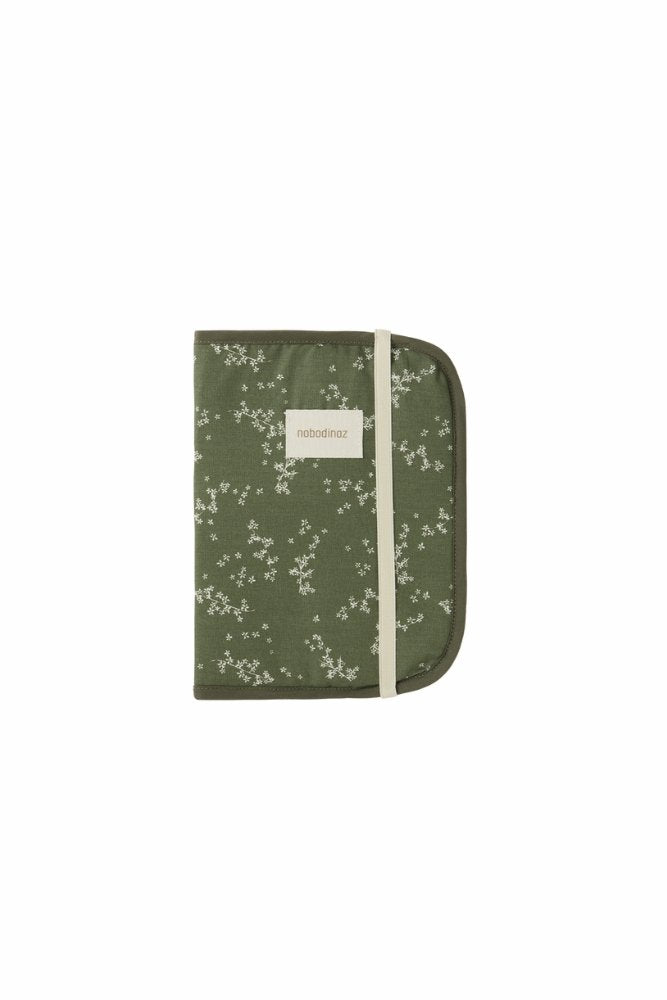 Protège-carnet de santé 'Stories' A5 Green Jasmine | NOBODINOZ