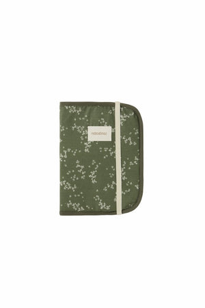 Protège-carnet de santé 'Stories' A5 Green Jasmine | NOBODINOZ