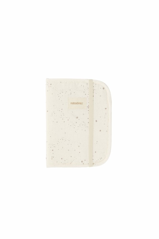 Protège-carnet de santé 'Stories' A5 Natural Milky Way | NOBODINOZ