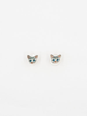 Puces d'oreilles Chat 'Tabby' | NACH BIJOUX
