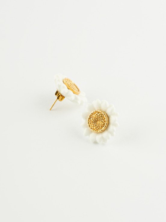 Puces d'oreilles Marguerite | NACH BIJOUX