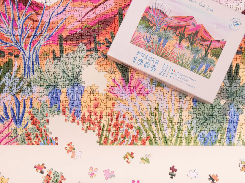Puzzle 1000 pièces 'Bright Desert' par Sarah Gesek | LA PETITE ÉPICERIE
