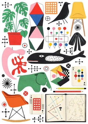 Puzzle 1000 pièces 'Eames' | HAPPILY