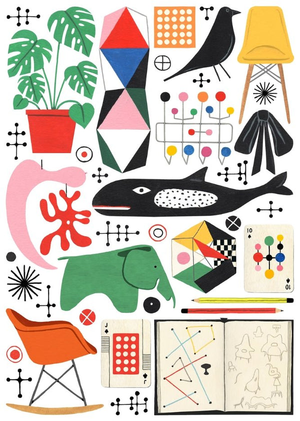 Puzzle 1000 pièces 'Eames' | HAPPILY