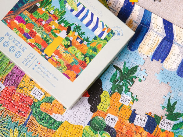 Puzzle 1000 pièces 'Fruit Market' par Studio Grand-Père | LA PETITE ÉPICERIE