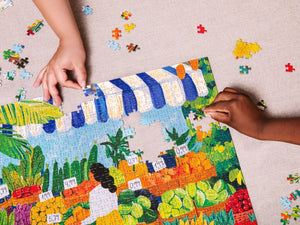 Puzzle 1000 pièces 'Fruit Market' par Studio Grand-Père | LA PETITE ÉPICERIE