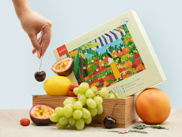Puzzle 1000 pièces 'Fruit Market' par Studio Grand-Père | LA PETITE ÉPICERIE