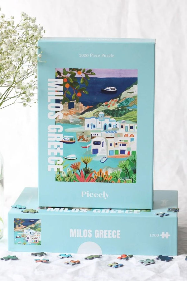 Puzzle 1000 pièces 'Milos Greece' | PIECELY