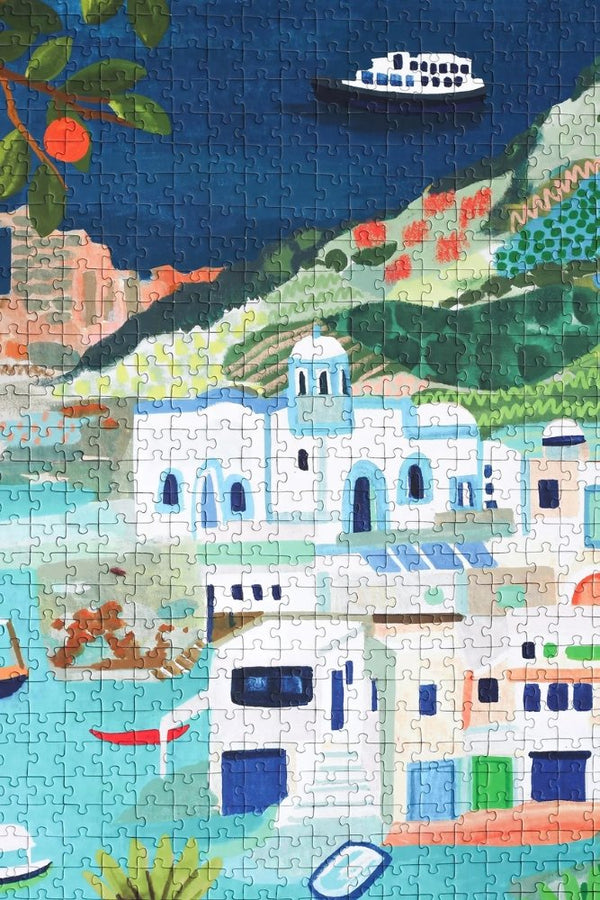 Puzzle 1000 pièces 'Milos Greece' | PIECELY