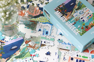 Puzzle 1000 pièces 'Milos Greece' | PIECELY