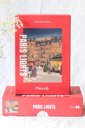 Puzzle 1000 pièces 'Paris Lights' | PIECELY