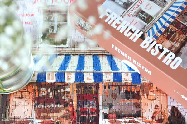 Puzzle 500 pièces 'French Bistro' | PIECELY