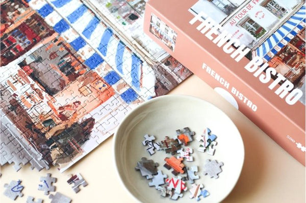 Puzzle 500 pièces 'French Bistro' | PIECELY