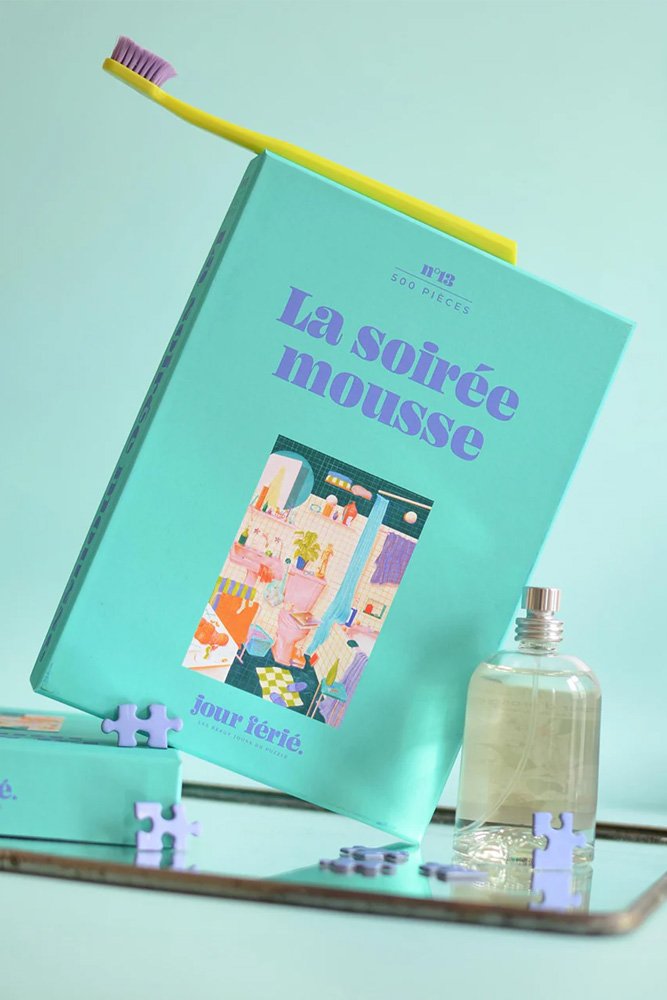 Puzzle 500 pièces 'Soirée mousse' | JOUR FÉRIÉ