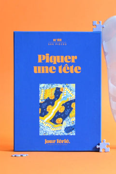 Puzzle 500 pièces 'Piquer une tête' | JOUR FÉRIÉ