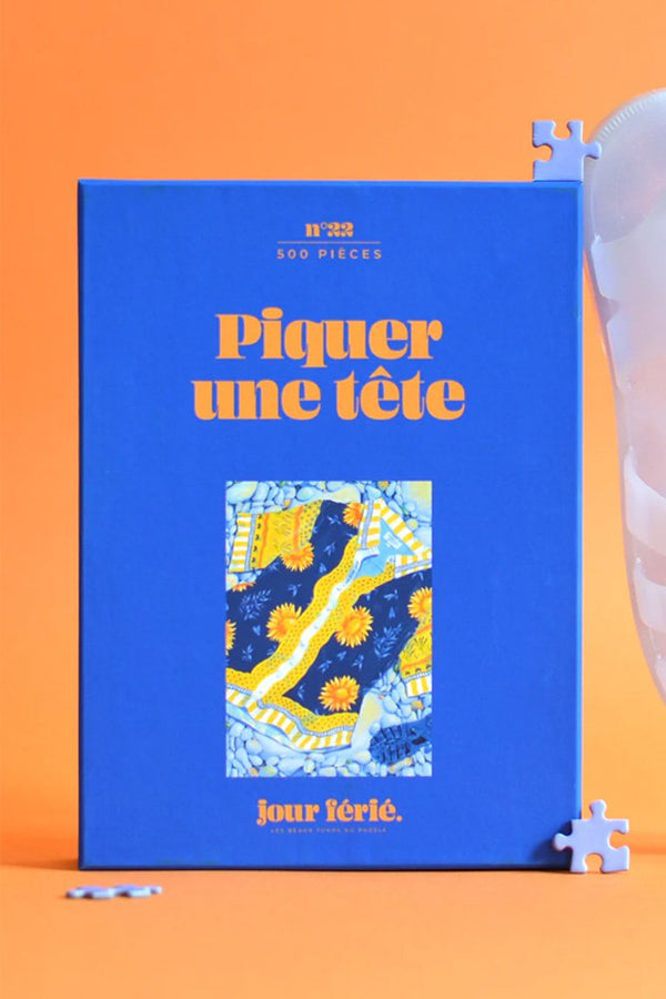 Puzzle 500 pièces 'Piquer une tête' | JOUR FÉRIÉ