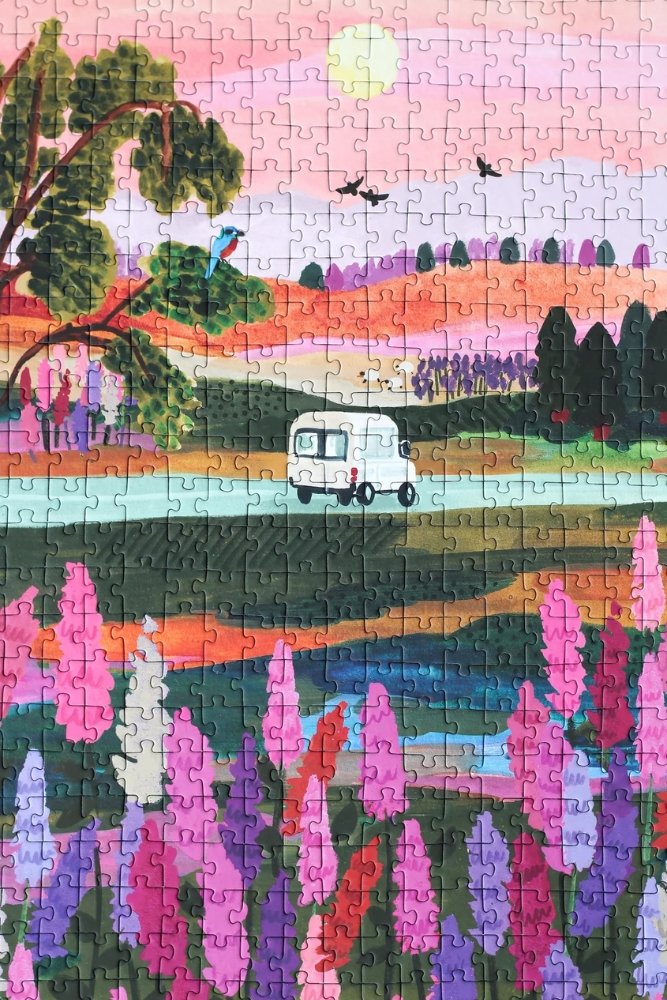 Puzzle 500 pièces 'Van Life' | PIECELY