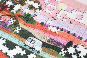 Puzzle 500 pièces 'Van Life' | PIECELY