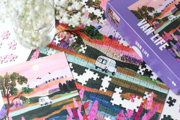 Puzzle 500 pièces 'Van Life' | PIECELY