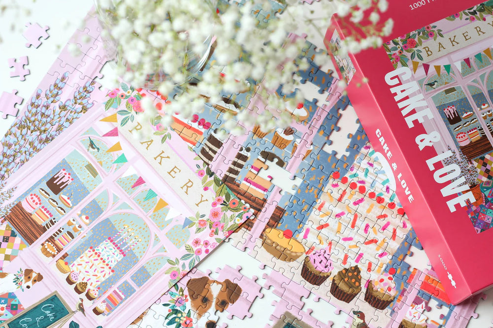 Puzzle 1000 pièces 'Cake & love' | PIECELY