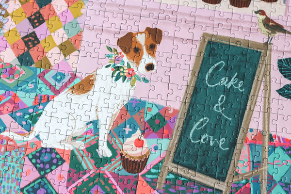 Puzzle 1000 pièces 'Cake & love' | PIECELY