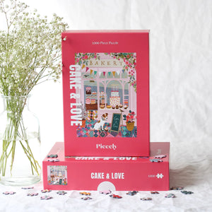 Puzzle 1000 pièces 'Cake & love' | PIECELY