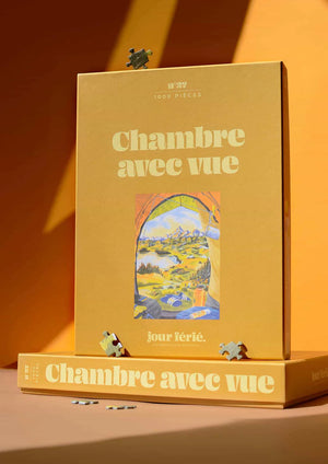 Puzzle 1000 pièces 'Chambre avec vue' | JOUR FÉRIÉ