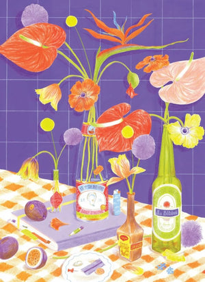 Puzzle 500 pièces 'Des fleurs sur la table' | JOUR FÉRIÉ