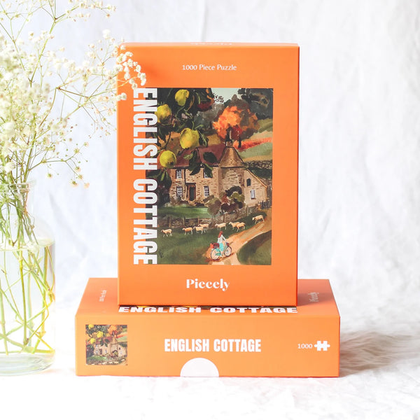 Puzzle 1000 pièces 'English Cottage' | PIECELY