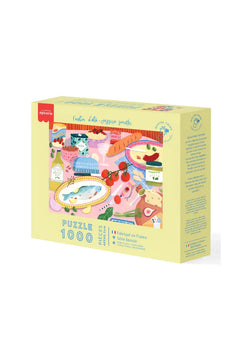 Puzzle 1000 pièces 'Festin d'été' par Jessica Smith | LA PETITE ÉPICERIE