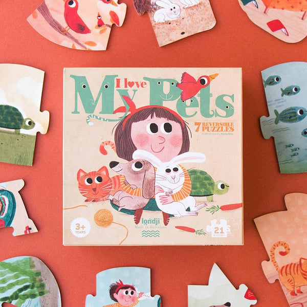 Puzzle enfant 'I love my pets' | LONDJI