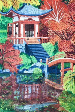 Puzzle 1000 pièces 'Kyoto Temple' | PIECELY