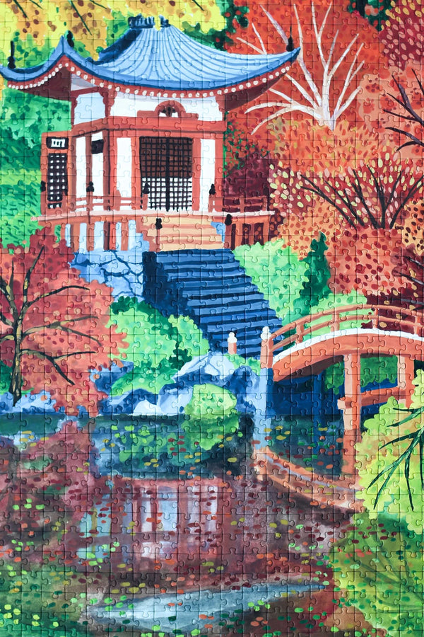 Puzzle 1000 pièces 'Kyoto Temple' | PIECELY