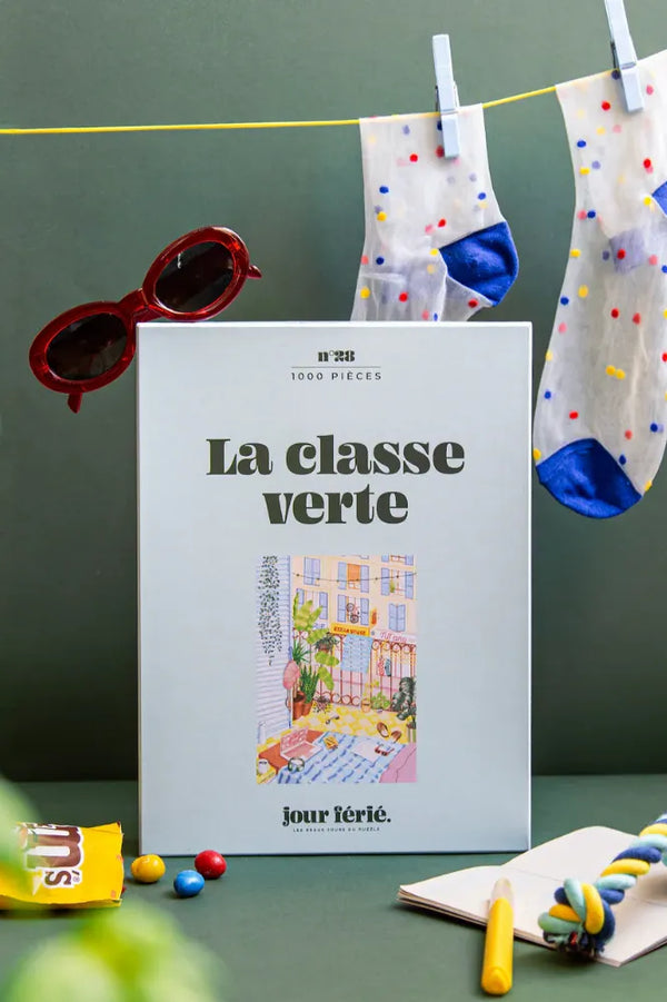 Puzzle 1000 pièces 'La classe verte' | JOUR FÉRIÉ