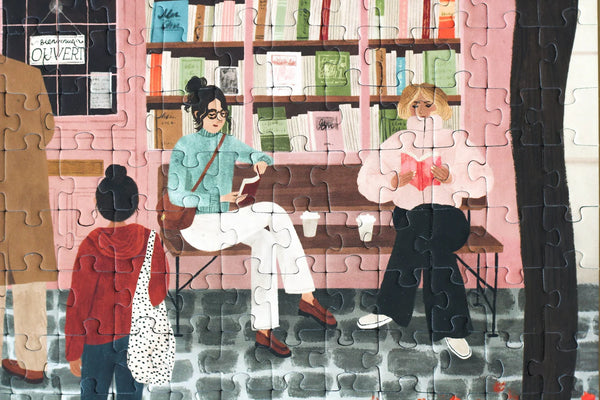 Puzzle 500 pièces 'La Librairie' | PIECELY