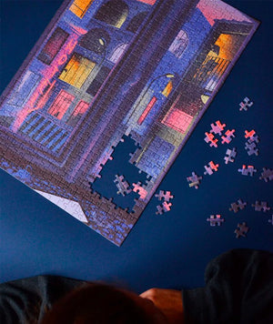Puzzle 1000 pièces 'La neige qui tombe' | JOUR FÉRIÉ