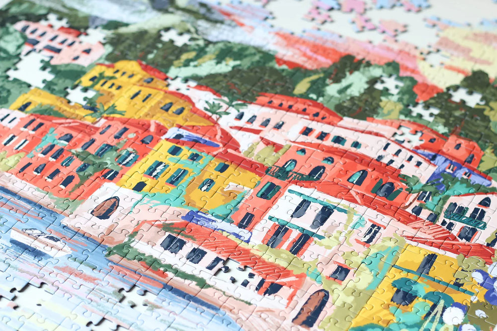 Puzzle 1000 pièces 'Lake Como' | PIECELY