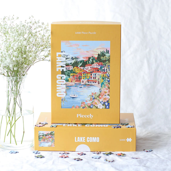 Puzzle 1000 pièces 'Lake Como' | PIECELY
