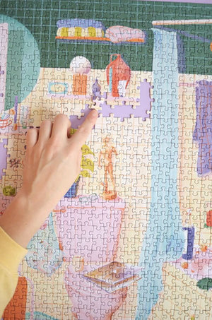 Puzzle 1000 pièces 'La soirée mousse' | JOUR FÉRIÉ