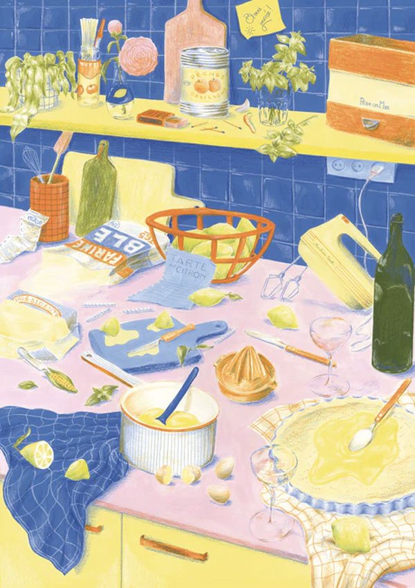 Puzzle 1000 pièces 'La tarte au citron' | JOUR FÉRIÉ
