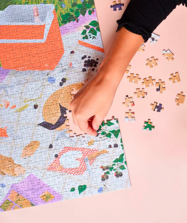 Puzzle 1000 pièces 'Le casse-croûte' | JOUR FÉRIÉ