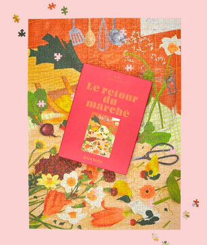 Puzzle 1000 pièces 'Le retour du marché' | JOUR FÉRIÉ