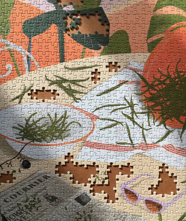 Puzzle 1000 pièces 'Les haricots verts' | JOUR FÉRIÉ