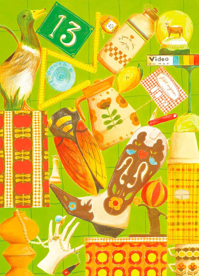 Puzzle 1000 pièces 'Le vide-grenier' | JOUR FÉRIÉ