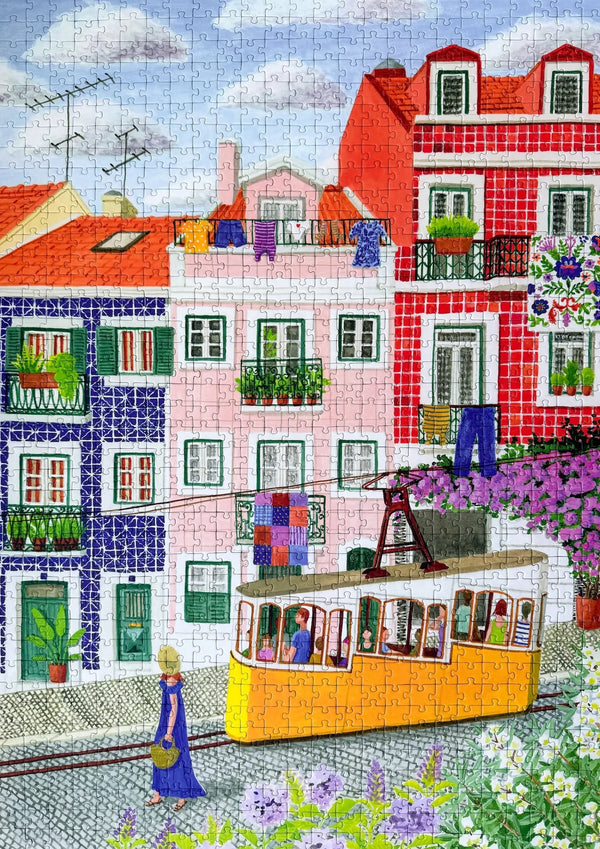 Puzzle 1000 pièces 'Lisbon' | PIECELY