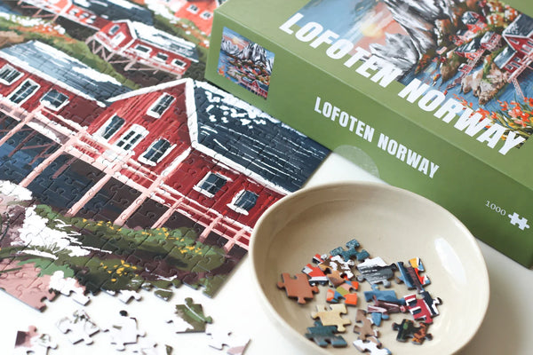 Puzzle 1000 pièces 'Lofoten Norway' | PIECELY