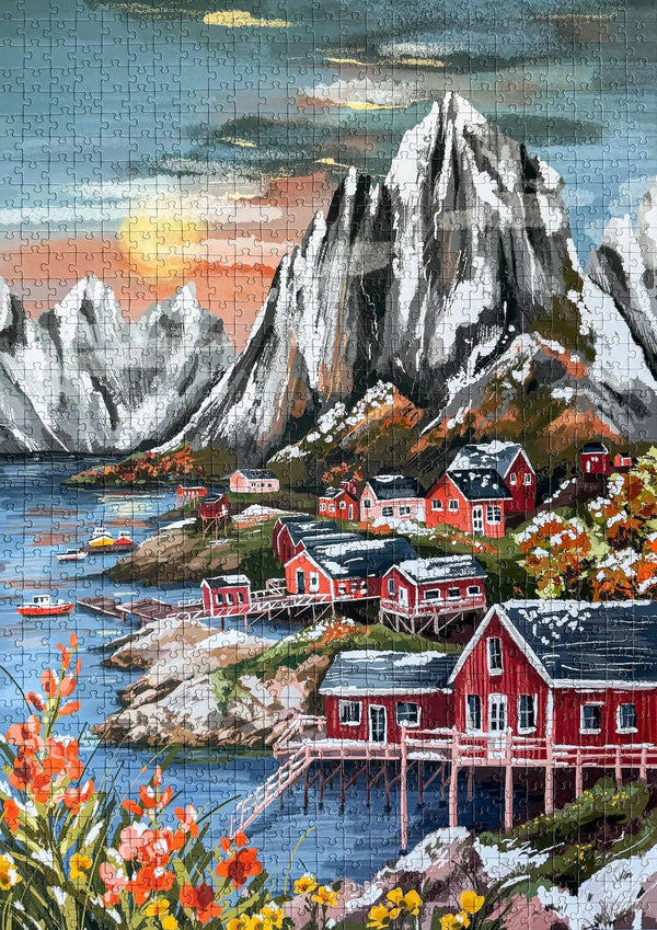 Puzzle 1000 pièces 'Lofoten Norway' | PIECELY