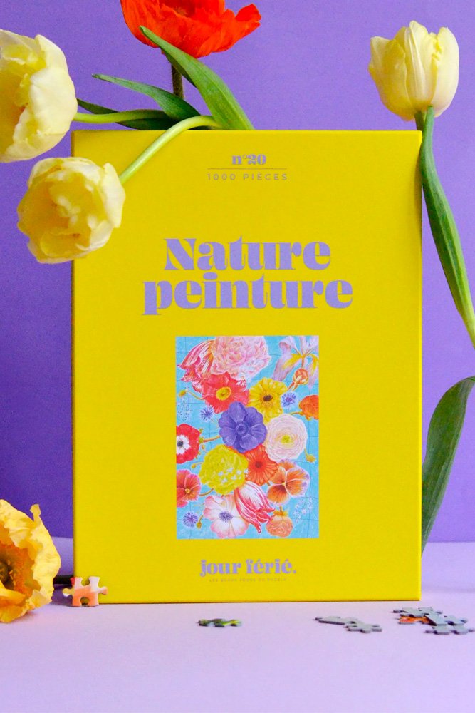 Puzzle 1000 pièces 'Nature Peinture' | JOUR FÉRIÉ