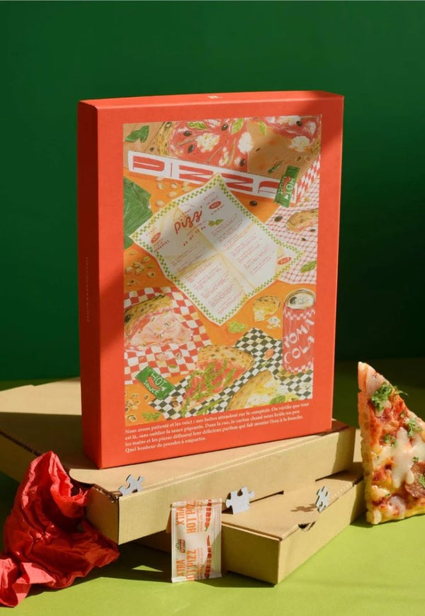 Puzzle 1000 pièces 'Pizza à emporter' | JOUR FÉRIÉ
