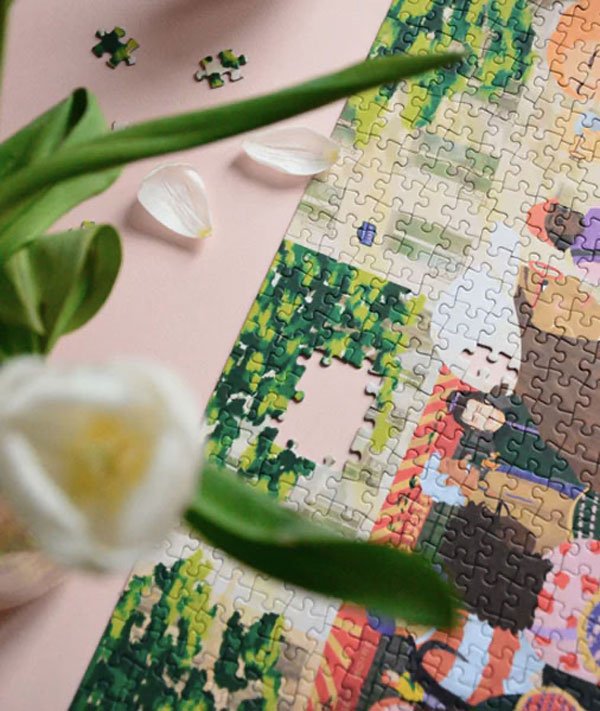 Puzzle 1000 pièces 'Regarder les gens' | JOUR FÉRIÉ